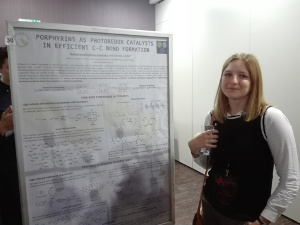 Kasia and her poster